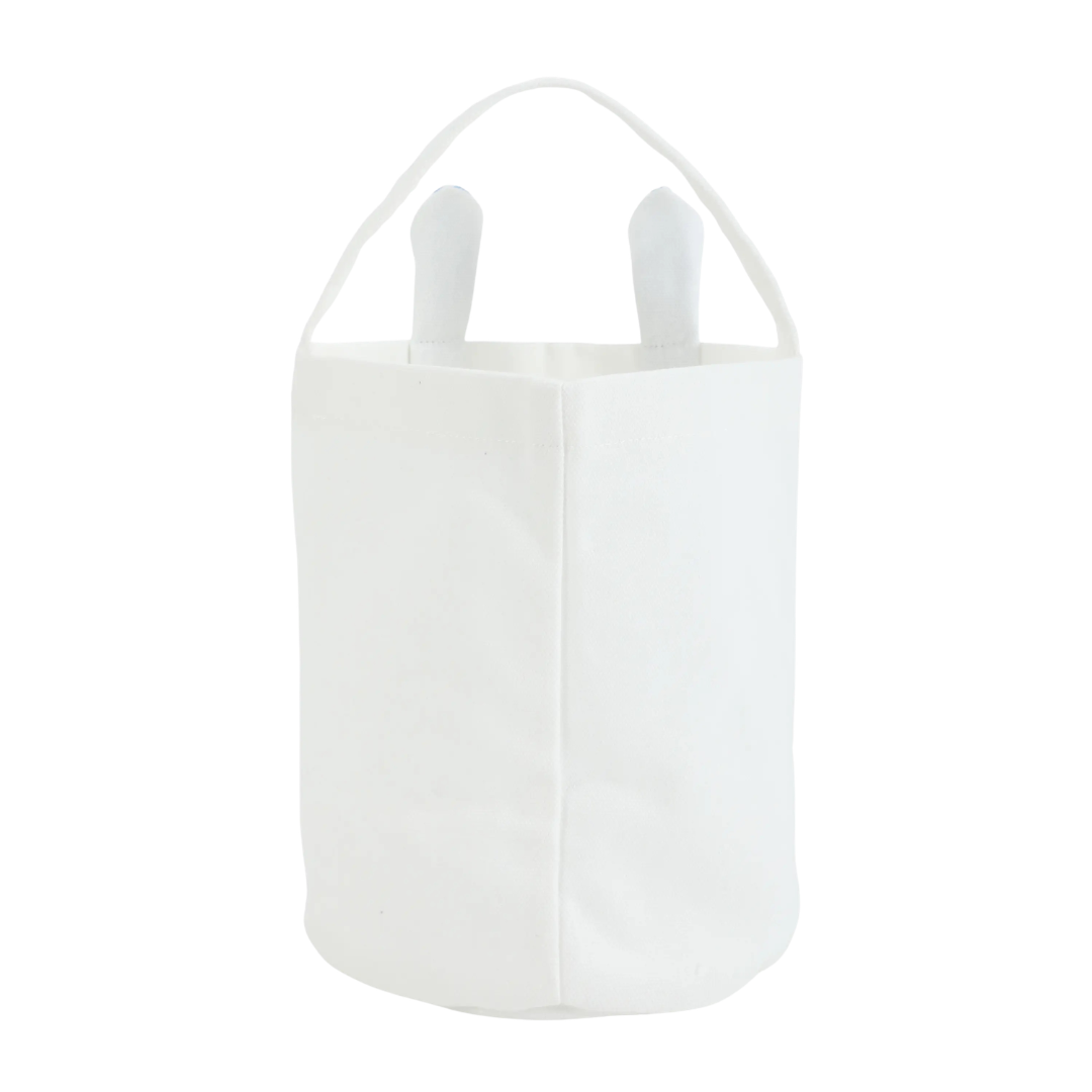 Blue Gingham Easter Bunny Basket