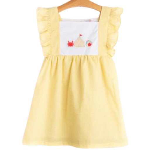 Sandcastles and Sunshine Applique Dress