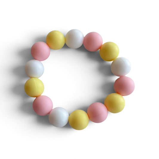Beaded Bracelet - Yellow and Pink
