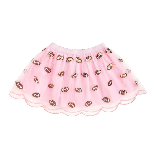 Mini Sequin Footballs Tutu