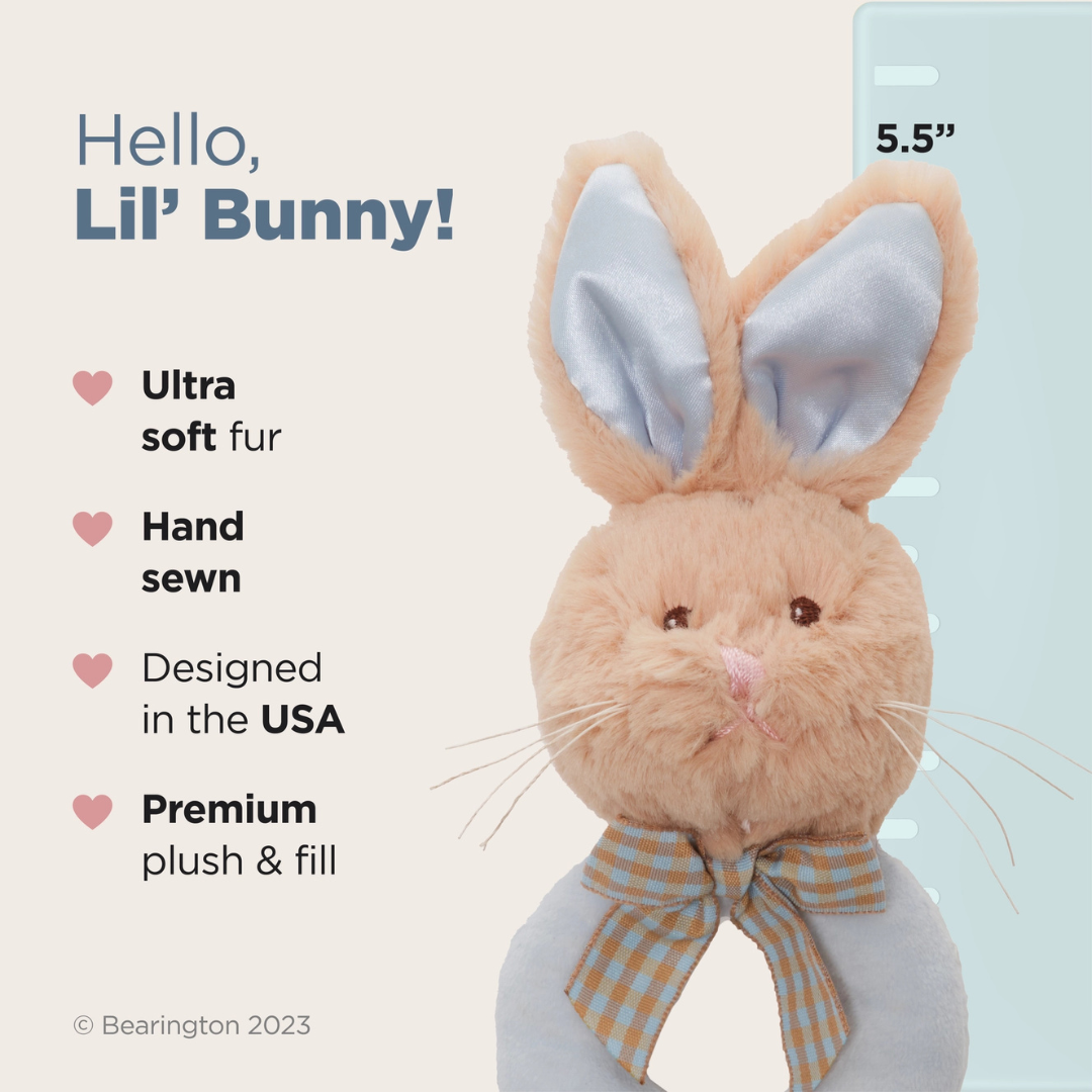 Lil' Bunny Tail Ring Rattle