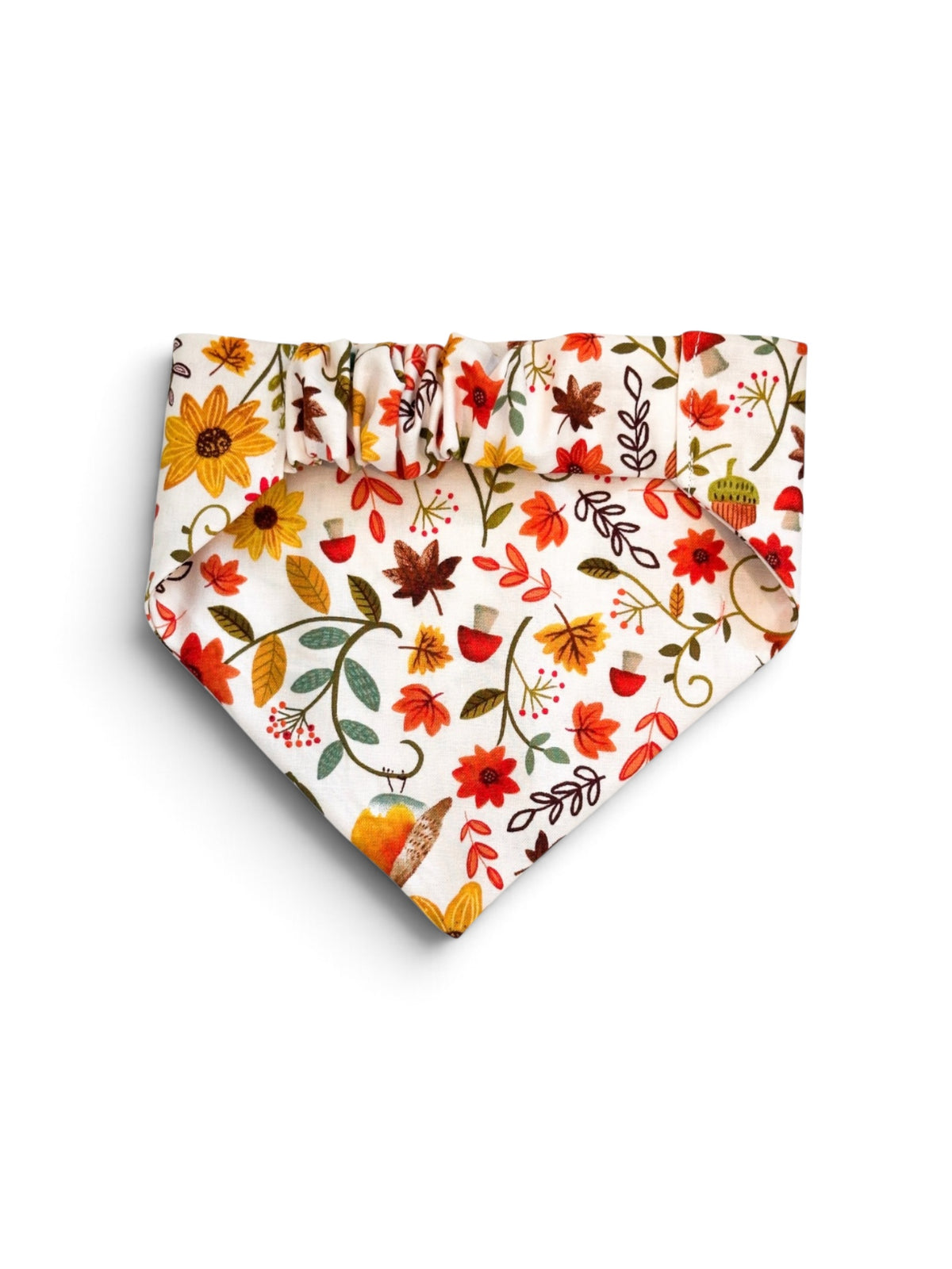 Autumn Flowers Dog Bandana