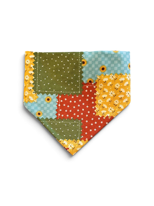 Cozy Patchwork Quilt Dog Bandana