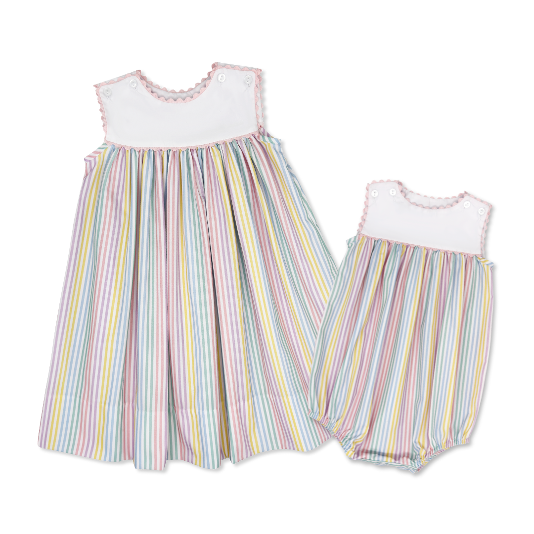 Charming Petunia Pinstripe Dress