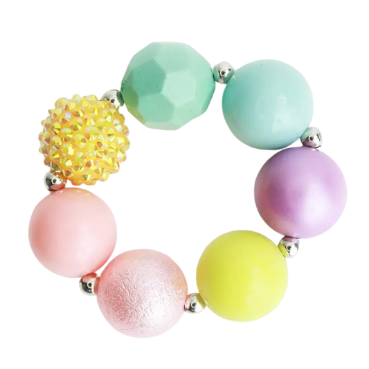 Chunky Pastel Beaded Bracelet