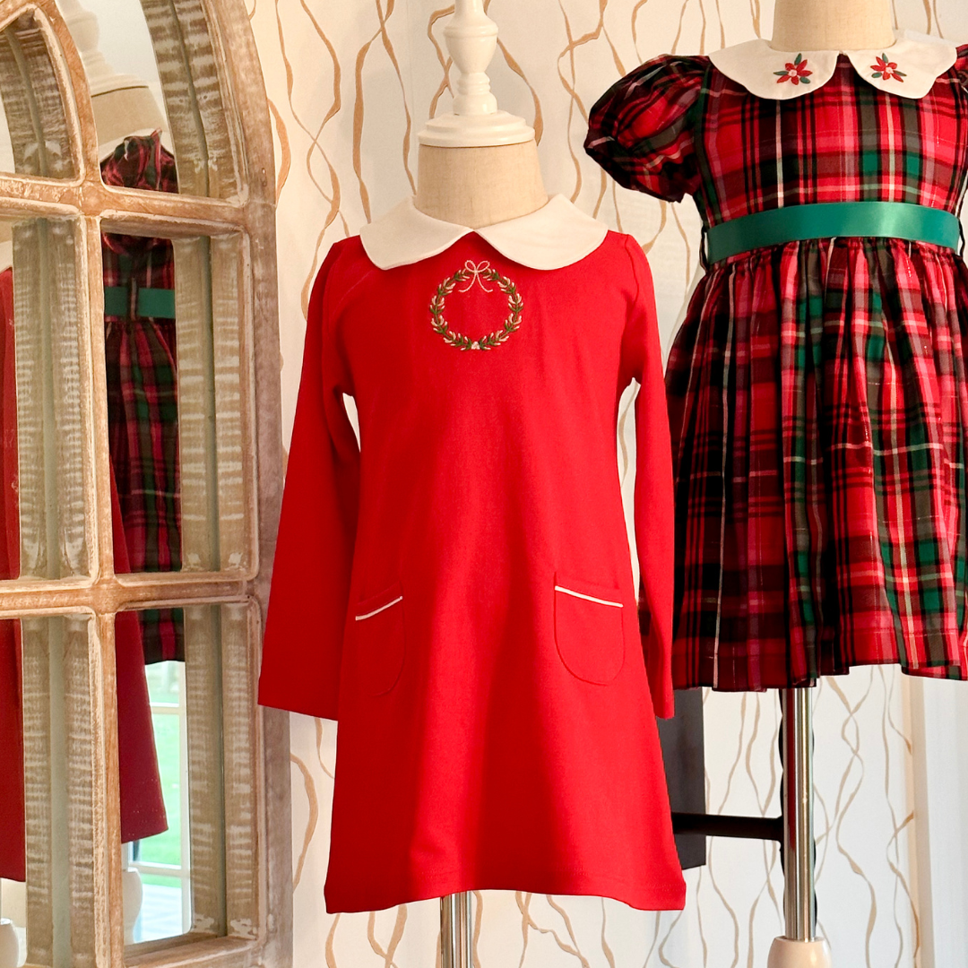 Holiday Wreath Dress