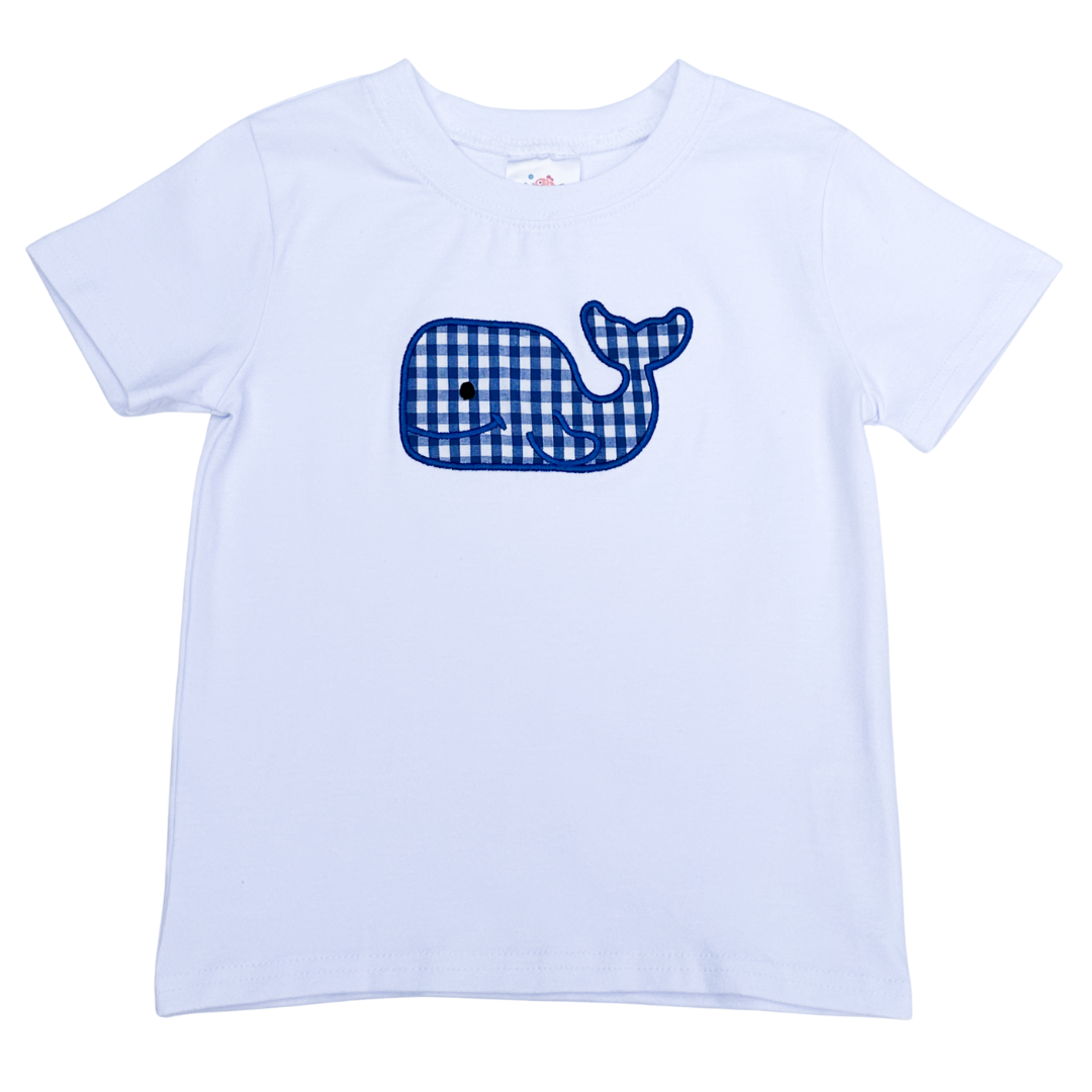 Whale Watching Applique Short Set